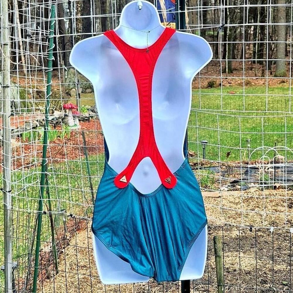 Vintage- 70's-80's Elon Of California By Monika Tilley one piece swimsuit